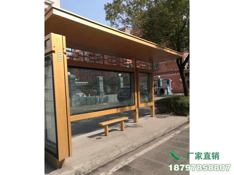 柳州复古公交站台等候亭