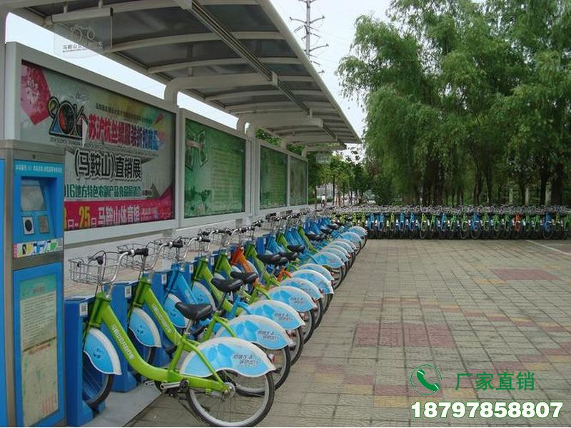 漳州智能共享自行车停放棚