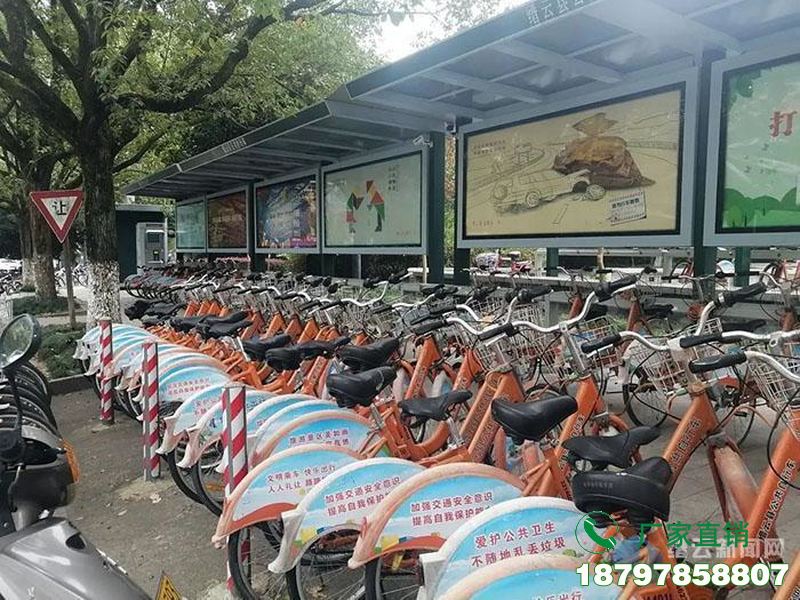 武威智能共享单车停车亭